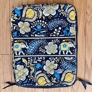 Vera Bradley Ellie Blue Elephant Laptop Sleeve